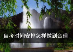 自考时间安排怎样做到合理